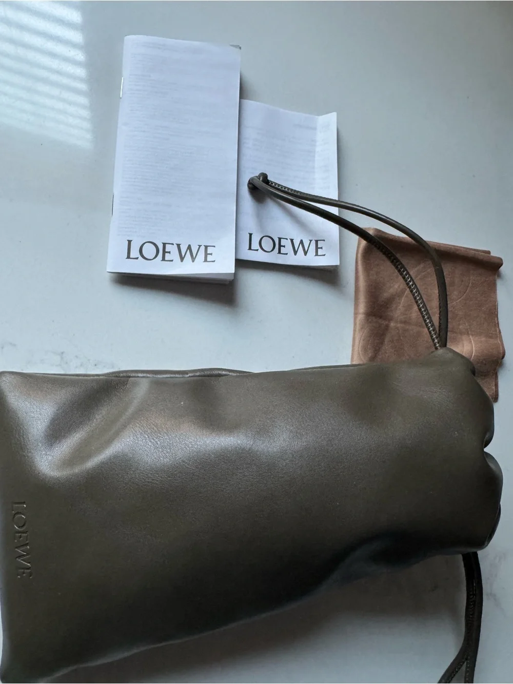 Loewe Black Sunglasses with Gold Anagram Detail